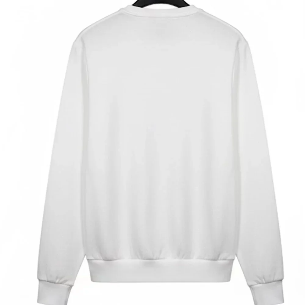 Calvin Klein white Cotton Crewneck Logo Pullover Sweatshirt Men's - Medium - Picture 2 of 5